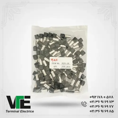 وایرشو تک روکش‌دار سایز ۲۵ مدل E25-16، بسته ۱۰۰ عددی