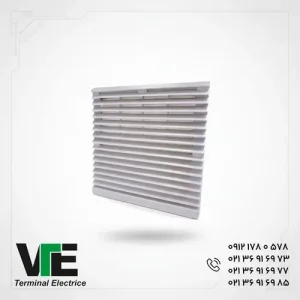 تصویر دریچه فیلتر فن تابلویی W&E سایز ۱۴×۱۴ سانتی‌متر