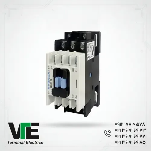کنتاکتور هیوندای HGC40 40 آمپر بوبین ۲۲۰ و ۲۴ ولت