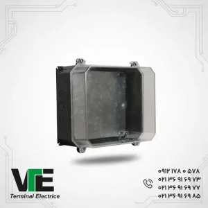 تصویر تابلو برق پلی‌کربنات البرز ابعاد ۱۵×۲۵×۳۰ سانتی‌متر