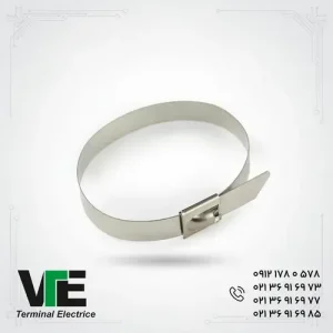 تصویر بست کمربندی فلزی بدون روکش KEF سایز ۶۳۰×۴.۶ میلی‌متر