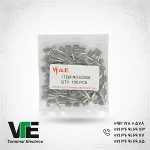 تصویر وایرشو تک روکشدار سایز ۲٫۵ مدل E2508، بسته ۱۰۰ عددی