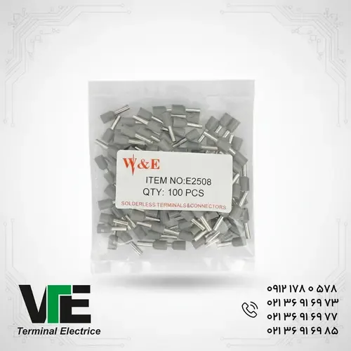 وایرشو تک روکش‌دار سایز ۲٫۵ مدل E2508، بسته ۱۰۰ عددی