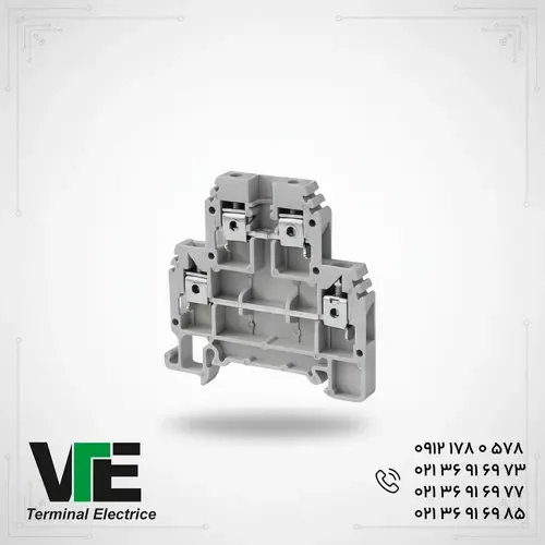 ترمینال ریلی پیچی دوطبقه مدل DRTP2.5/4 برند رعد