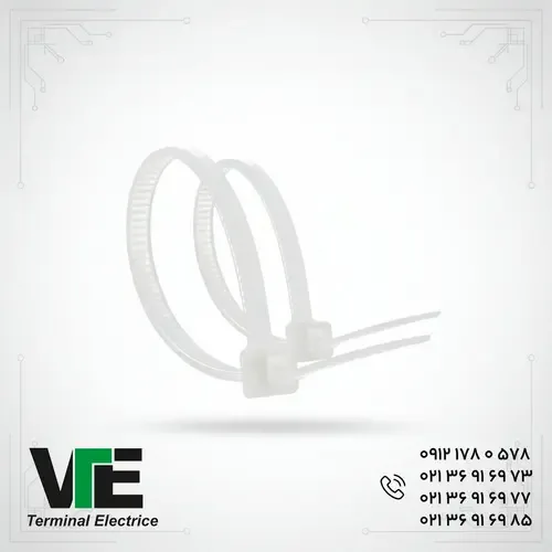بست کمربندی پلاستیکی سایز ۸۰۰×۷٫۸ میلیمتر بسته ۱۰۰ عددی