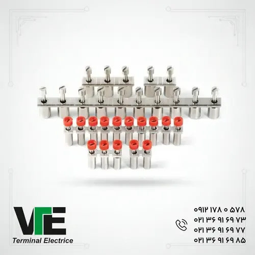 جامپر ترمینال پیچی دوطبقه سایز ۴ رعد ۳ خانه مدل CC3-D4