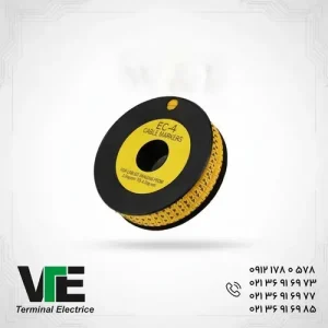 تصویر حروف و شماره سیم حلقوی W&E مدل EC-4