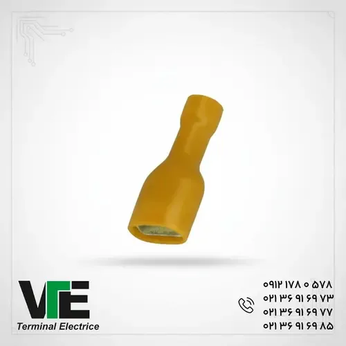 سرسیم کولری تمام‌روکش مادگی سایز ۵.۵ برند W&E بسته ۱۰۰ عددی