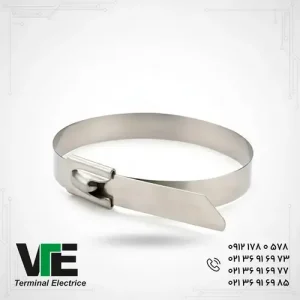تصویر بست کمربندی فلزی بدون روکش KEF سایز ۵۰۰×۴.۶ میلی‌متر