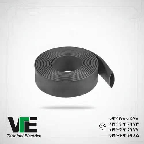 روکش حرارتی مشکی WOER قطر ۷ میلیمتر