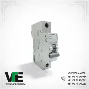 تصویر کلید مینیاتوری Siemens SINOPLUS مدل 5TJ6110-7، تکپل ۱۰ آمپر تیپ C
