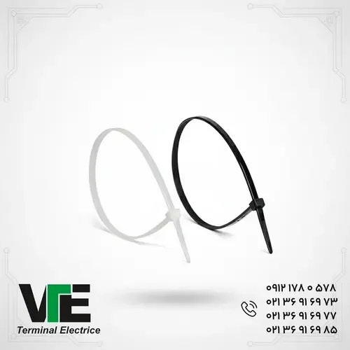 بست کمربندی YY سایز ۲۰۰×۲٫۵ میلی‌متر بسته ۱۰۰ عددی