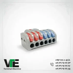 تصویر ترمینال انشعابی WE مدل HY-623 با آرایش ۲ به ۶
