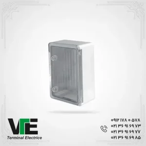 تصویر تابلو برق ABS WORLD PLAST درب شفاف ابعاد ۲۰×۶۰×۴۰ سانتیمتر