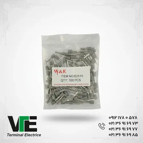 وایرشو تک روکشدار سایز ۲٫۵ مدل E2510، بسته ۱۰۰ عددی