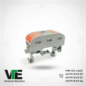 تصویر ترمینال اتصال سریع ریلی WE مدل PCT-223D
