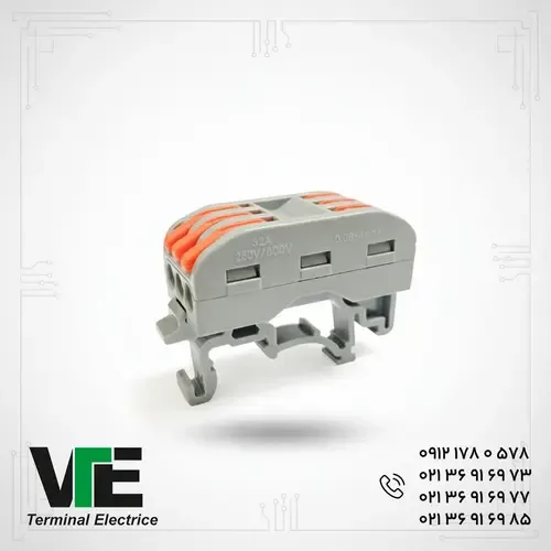 ترمینال اتصال سریع ریلی WE مدل PCT-223D