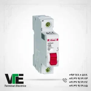 تصویر کلید مینیاتوری هیمل مدل hdb۳wn۱c۲۵