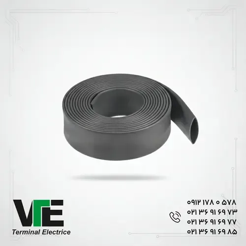 روکش حرارتی مشکی قطر ۱٫۵ میلی‌متر