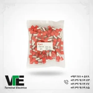 تصویر وایرشو تک روکش‌دار سایز ۳۵ مدل E35-16، بسته ۱۰۰ عددی