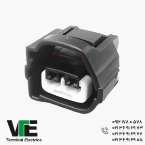 سوکت ۲ خانه کوئل دوقلو مشکی KET