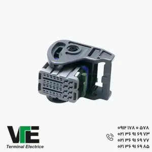 تصویر سوکت ۳۲ خانه طوسی ECU با کاور